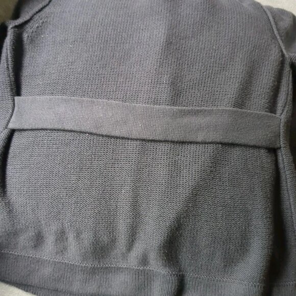 Simply Vera Wang Black Two Snap Button Closure Cardigan Sweater Sz L - Picture 5 of 9